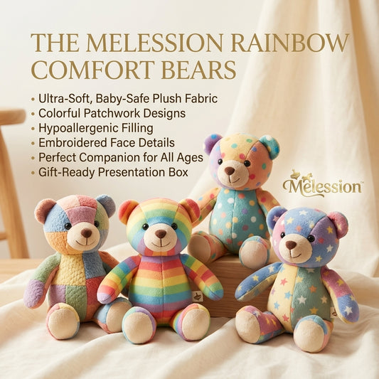 🧸 Melession™ Rainbow Comfort Bears